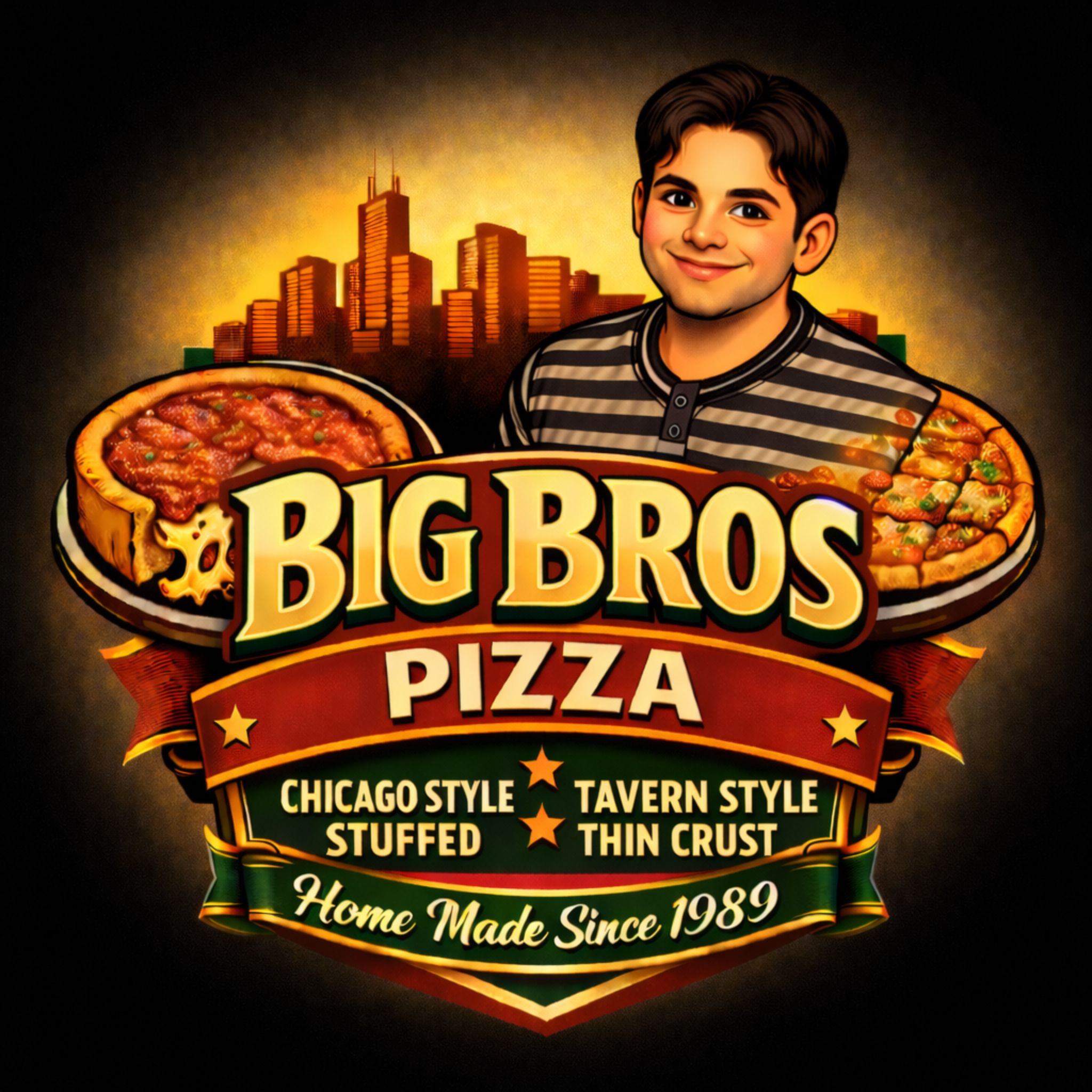 Big Bros Pizza Logo